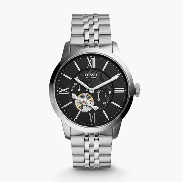 Fossil  Dial Silver Steel Strap Watch for Men - ME3107