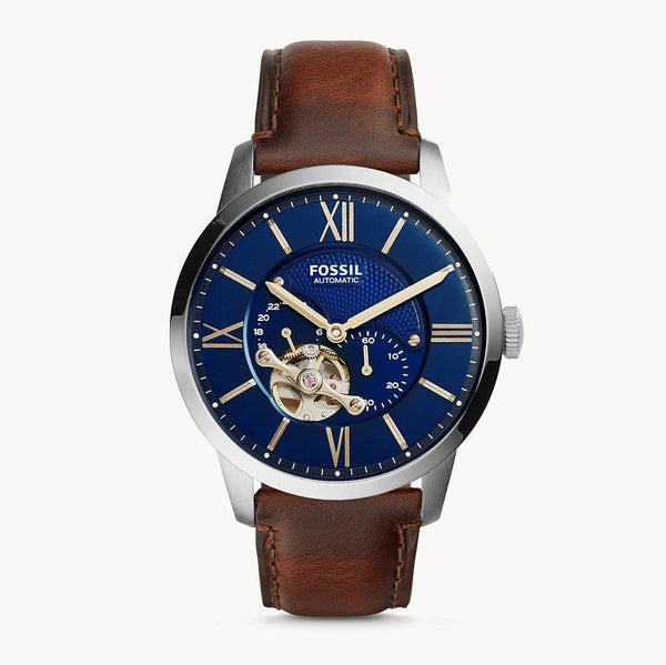 Fossil Dial Brown Leather Strap Watch for Men - ME3110
