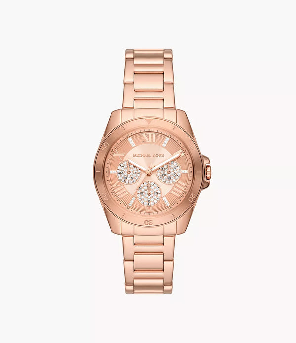 Michael Kors Women’s Quartz Rose Gold Stainless Steel Rose Gold Dial 36mm Watch MK7264