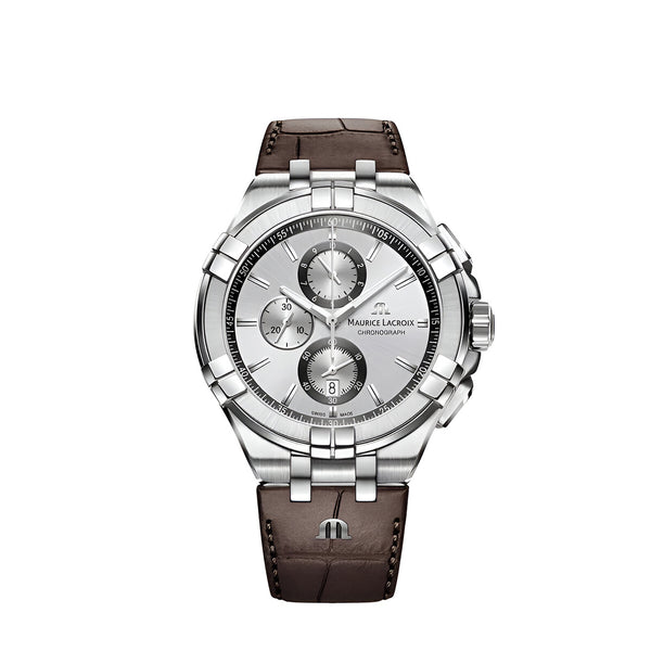 Maurice Lacroix Aikon Chronograph 44 mm Watch for Men-AI1018-SS001-130-1
