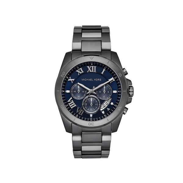 Michael Kors Men’s Quartz Grey Stainless Steel Blue Dial 44mm Watch MK8582