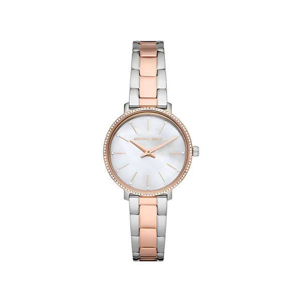 Michael Kors Pyper Quartz Mother of Pearl White Dial    Strap Watch For Women - MK1066