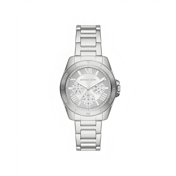 Michael Kors Women’s Quartz Silver Stainless Steel White Dial 36mm Watch MK7263
