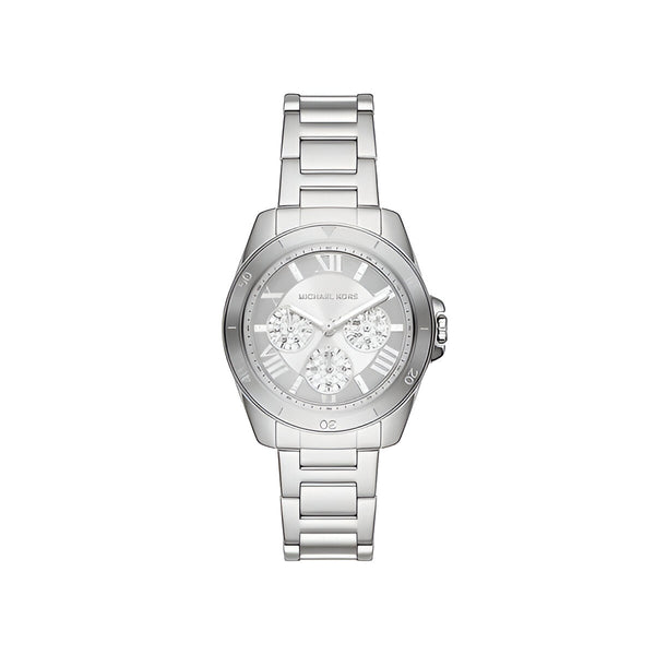 Michael Kors Women’s Quartz Silver Stainless Steel White Dial 36mm Watch MK7263