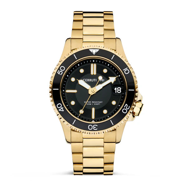 Cerruti 1881 Pesaro Contemporary Gold Case Watch for Men-CIWGH2224206