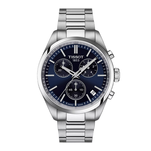 Tissot PR 100 40mm Dial color Blue Watch for Men -T150.417.11.041.00