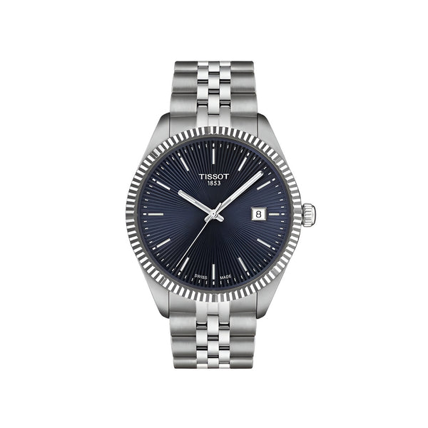Tissot Ballade 40mm Blue Dial Watch for Men- T156.410.11.041.00