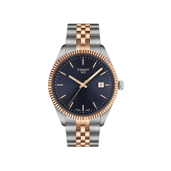 Tissot Ballade 40mm Silver and Rose Gold Watch for Men-T156.410.22.041.00
