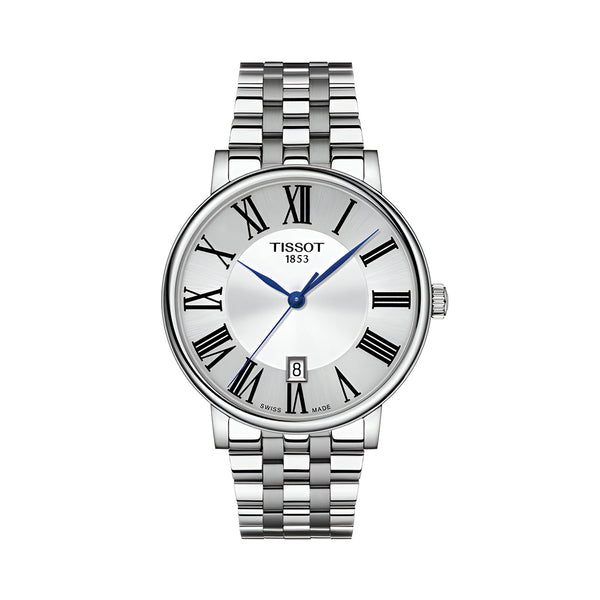 Tissot Carson Premium Silver Dial Silver Steel Strap Watch For Men - T122.410.11.033.00
