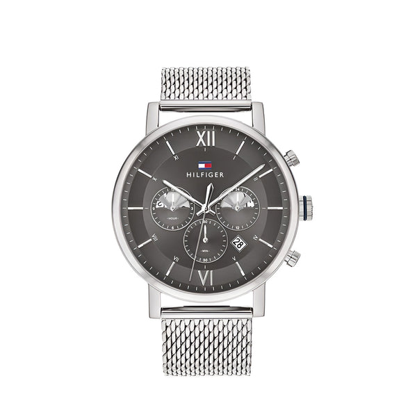 Tommy Hilfiger Evan Gray dial Chronograph Watch for Mens-1710396