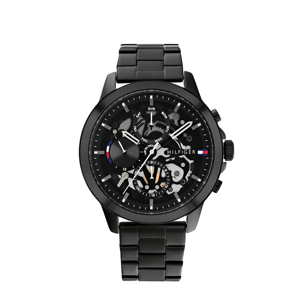 Tommy Hilfiger Henry Chronograph Black Dial Watch For Men-1710478