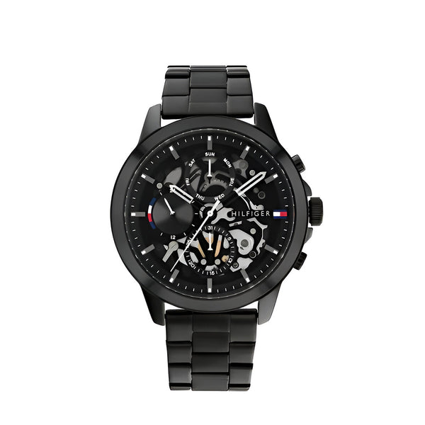 Tommy Hilfiger Henry Chronograph Black Dial Watch For Men-1710478