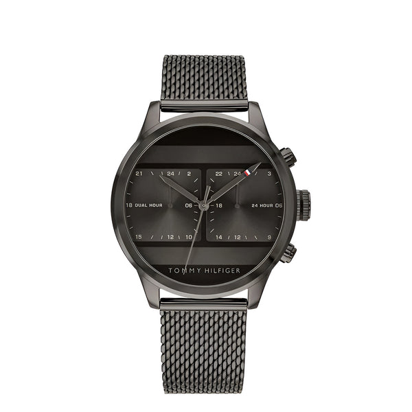 Tommy Hilfiger Icon Gray dial Metal Mesh belt with Gray color Watch for Mens-1791597