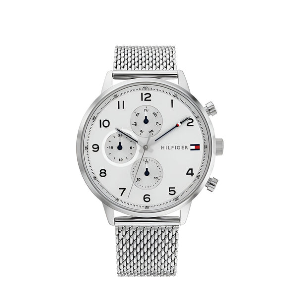 Tommy Hilfiger Leonard Chronograph White Dial Watch for Men-1791988