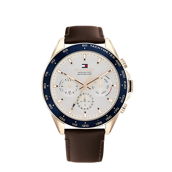 Tommy Hilfiger Owen Chronograph White Dial Watch for Men-1791966
