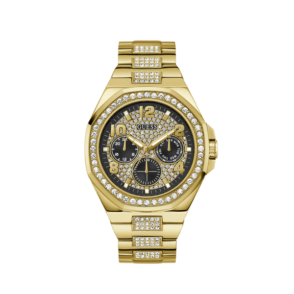 Guess Empire Chronograph Gold Stainless Steel Watch for Mens- GW0785G2