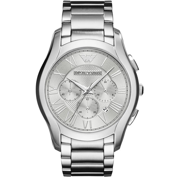 EMPORIO ARMANI Renato Silver Stainless Steel Silver Dial Chronograph Quartz Watch for Gents - AR11081