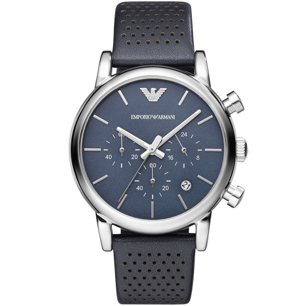 Emporio Armani Luigi Blue Dial Watch For Men AR1736