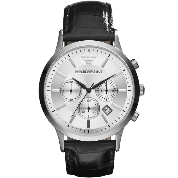 Emporio Armani Renato Chronograph White Dial Watch for Mens-AR2432
