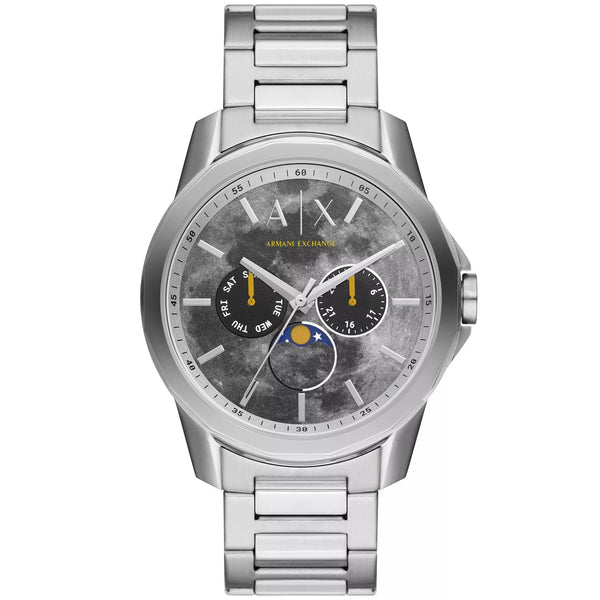 Armani Exchange Banks Moonphase 44 mm Watch for men AX1736