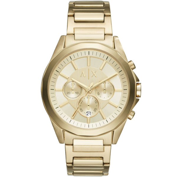Armani Exchange Drexler Chronograph Gold Dial Watch For Men AX2602