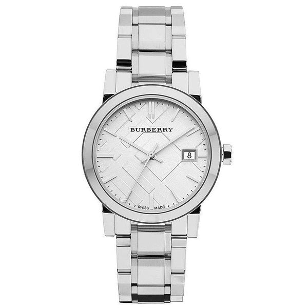 Burberry Dial Silver Steel Strap Watch for Women - BU9100
