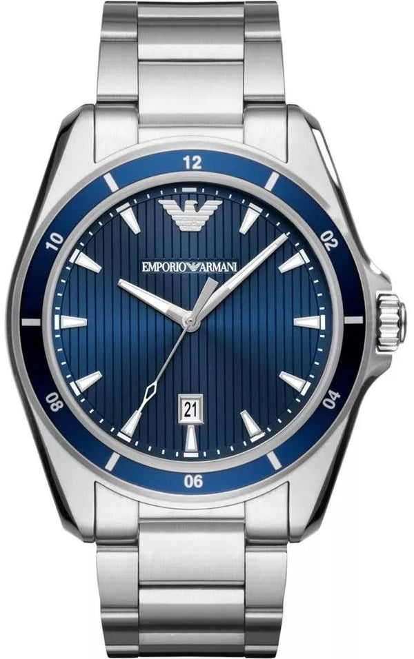 Emporio Armani Sigma Blue Dial Watch For Men-AR11100