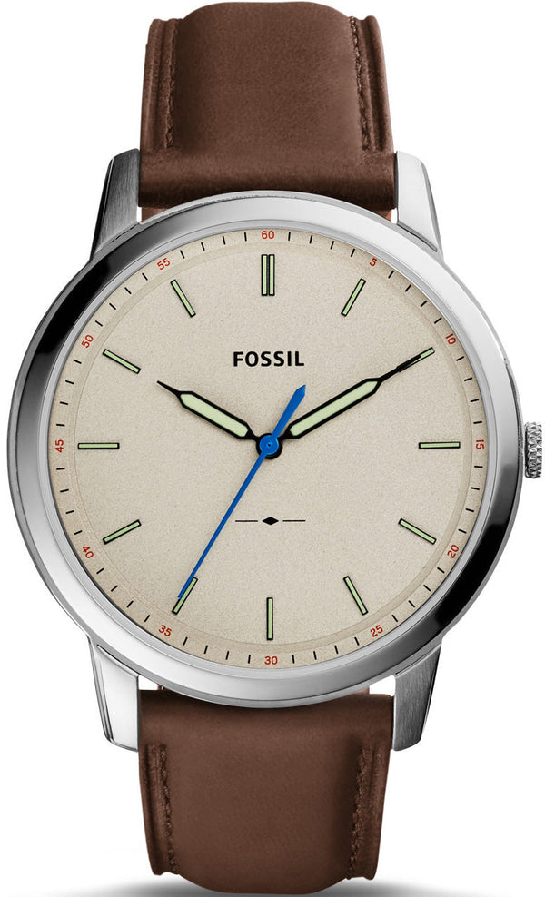 Fossil Brown Leather Strap Watch for Men - FS5306