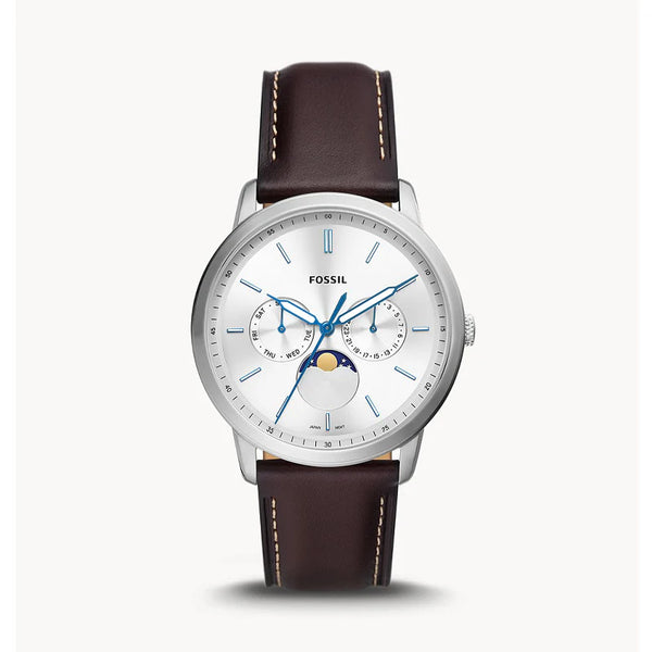 Fossil Neutra Minimalist Moonphase Strap Watch for Men - FS5905