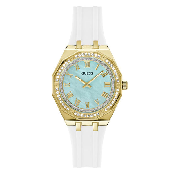 Guess Desire Green Dial Silicone Strap Women’s Watch GW0872L1