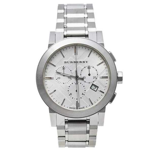 Burberry  Dial Silver Steel Strap Watch for Men - BU9350