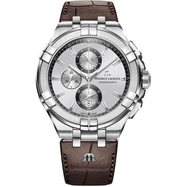 Maurice Lacroix Aikon Chronograph 44 mm Watch for Men-AI1018-SS001-130-1