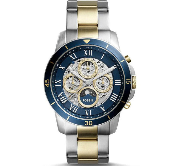 Fossil Dial Two Tone Steel Strap Watch for Men - ME3141