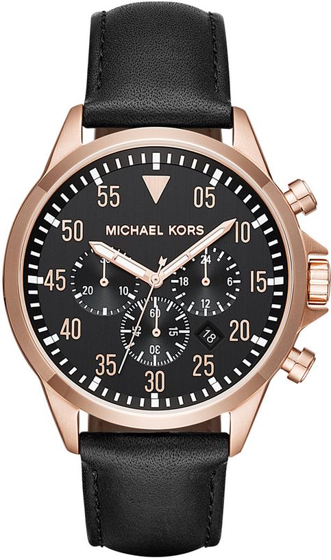 Michael Kors Gage Chronograph Black Dial Men's Watch MK8535