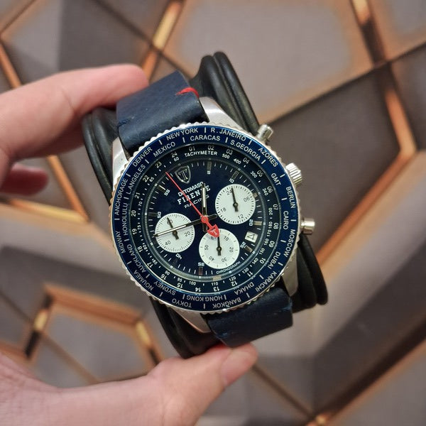 Detomaso Preowned Original Firenze Blue Chronograph 42mm Men's Watch