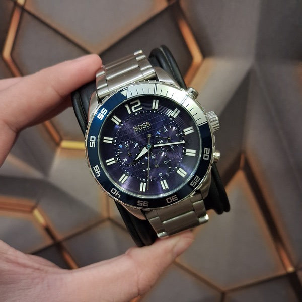 Hugo Boss Preowned Chronograph Watch for Men-HB.172.1.14.2493