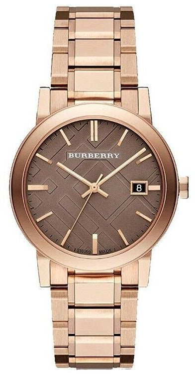 Burberry Rose Gold Steel Strap Watch for Women - BU9005
