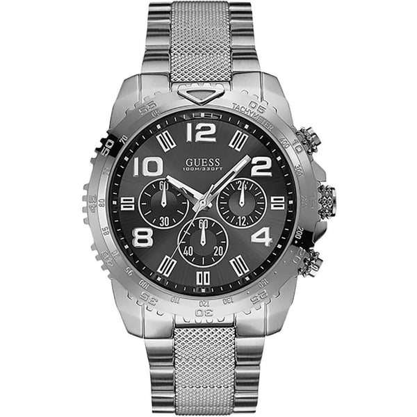 Guess Velocity Black Dial 46mm Diameter Watch for Men's-W0598G2