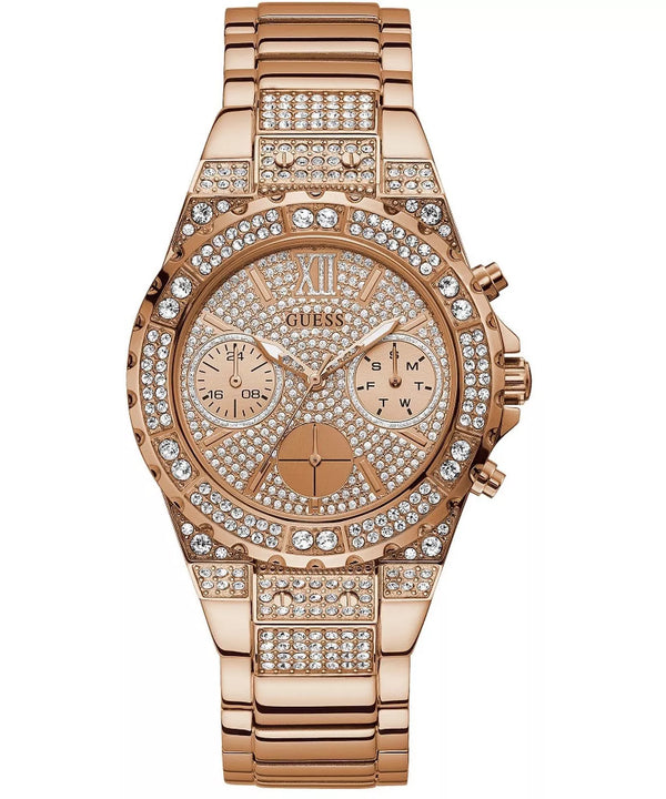 Guess Women’s Quartz Rose Gold Stainless Steel Rose Gold Dial 39mm Watch GW0037L3