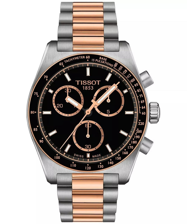 Tissot PR 516 Chronograph Rose Gold-Colored Stainless Steel Watch for Men-T149.417.22.051.01